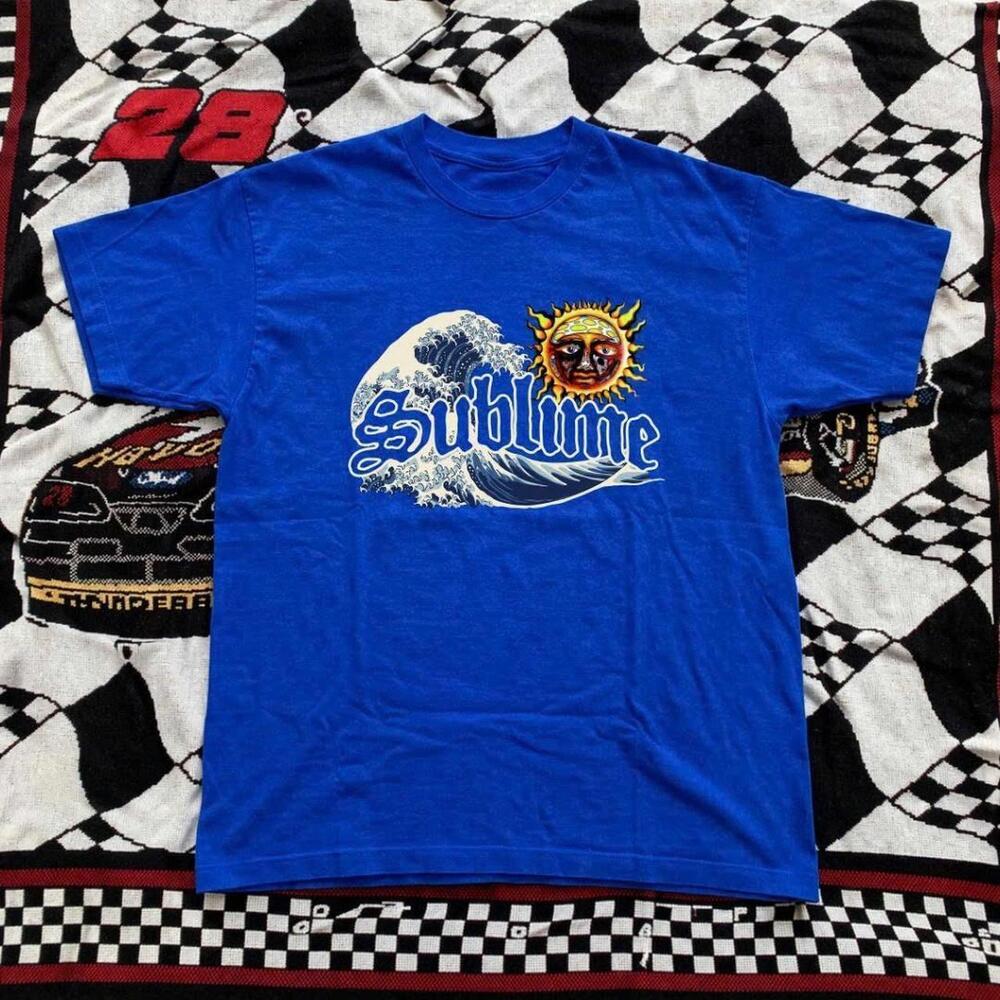 Blue Sunbume Surfing Tee